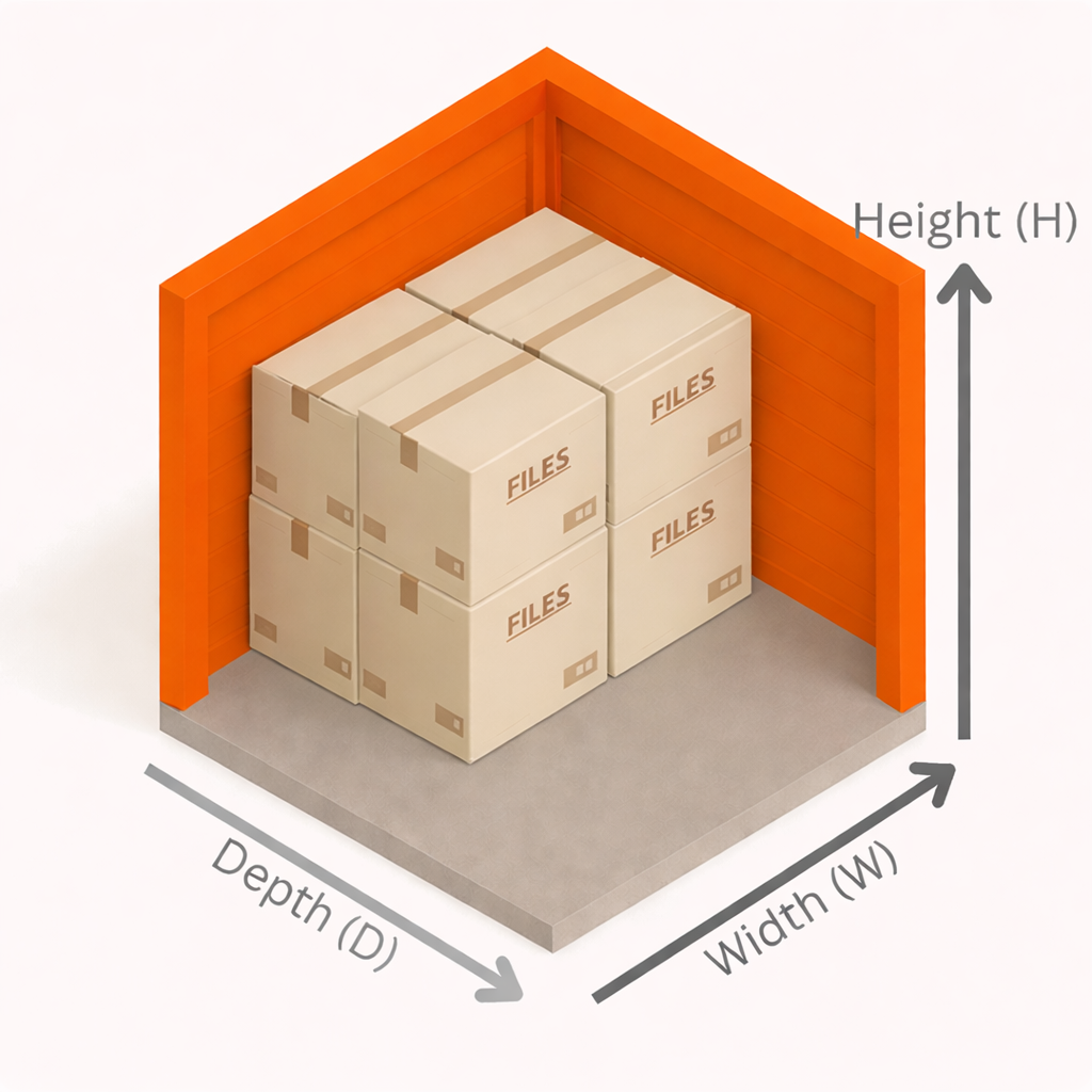 locker storage unit illustration